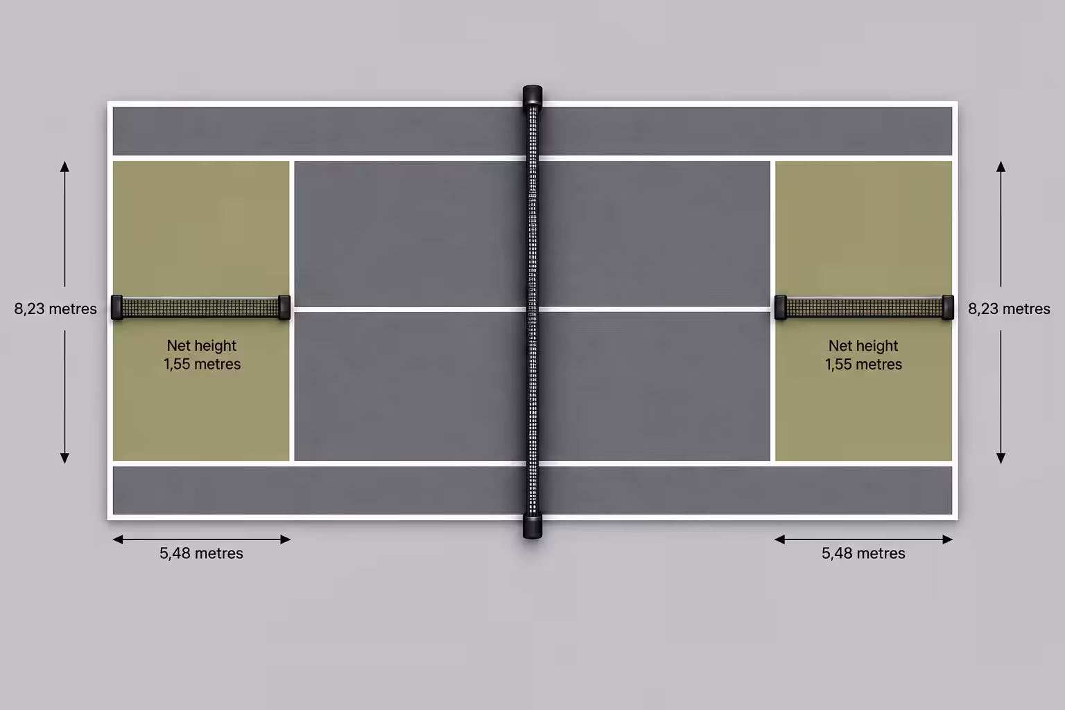 Schema del campo Smaggxx® Tennis